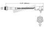 Walker Products Oxygen Sensor 250-23004 for 1985-1995 Chevrolet/Geo/GMC 4.3L 1.6L (Caprice, El Camino, Impala, Monte Carlo)