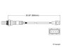 Walker Products Oxygen Sensor 250-24415 for 2000-2004 Volvo 1.9L (S40, V40)