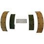 Crown Automotive 116600 Drum Brake Shoe Facing Kit 2-Pack - Fits 1941-1945 Jeep M38-A1
