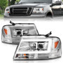 Anzo Projector Headlights with Light Bar for GMC Sierra 1500 - Black Housing