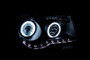 Anzo Projector Headlights for 2005-2010 Chrysler 300C w/ Halo Black (CCFL) G2