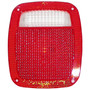 Crown Automotive J8129642 Tail Light Lens 2-Pack - Fits 1974-1986 Jeep TJ Wrangler