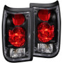 Anzo Taillights for 1986-1993 Mazda B2000 Black