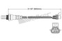 Walker Products Oxygen Sensor 250-24743 for 2005-2006 Cadillac 4.6L (XLR)