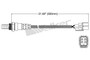 Walker Products Oxygen Sensor 250-24785 for 2007-2025 Acura/Honda 3.7L 3.5L (MDX, RDX, RL, RLX)
