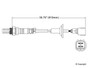 Walker Products Oxygen Sensor 250-24243 for 1999-2005 Chrysler/Dodge/Mitsubishi 2.4L (Sebring, Stratus, Eclipse, Galant)