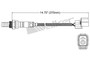 Walker Products Oxygen Sensor 250-24308 for 2000-2003 Honda 3.0L 1.7L (Accord, Civic, Odyssey)