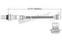 Walker Products Oxygen Sensor 250-24708 for 2007-2017 Buick/Chevrolet/GMC 3.6L 2.4L (Enclave, LaCrosse, Lucerne, Rainier)