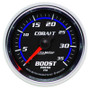 Autometer 52mm Mechanical Boost Gauge (0-35 PSI) in Cobalt