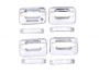 AVS Door Handle Covers (4 Door) 8pc Set for Ford F-150 04-14 (4 Door w/Keypad) - Chrome