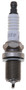 Autolite Single Platinum Spark Plug AP3924 - front view