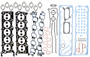 Enginetech F415HS-BWB | MLS Head Gasket Set with Head Bolts for Ford 6.8L 415 SOHC 20V