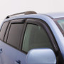 AVS Ventvisor Outside Mount Window Deflectors 4pc for Mazda Protege Hatch (5 Door) - Smoke