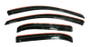 AVS Ventvisor In-Channel Front and Rear Window Deflectors 4pc for Chevy Cruze - Smoke
