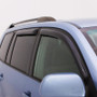 AVS Ventvisor Outside Mount Window Deflectors 4pc for Mazda 3 Hatch (5 Door) - Smoke