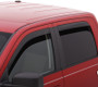 AVS Ventvisor Low Profile 4pc for Chevrolet Silverado 1500 Crew Cab Pickup - Smoke
