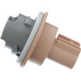 Standard Ignition Park and Turn Signal Socket S2552 - back view