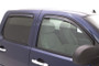 AVS Ventvisor In-Channel Ventvisor Front & Rear Window Deflectors 4pc - Smoke for 21-22 Hyundai Santa Cruz
