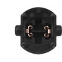 Standard Ignition Headlight Socket S2555 - angled view