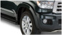 Bushwacker OE Style Flares 4pc (Fits with Factory Mudflap) in Black for 2008-2015 Toyota Sequoia