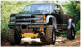 Bushwacker Cutout Style Flares 2pc in Black for 1988-1999 Chevy C1500