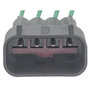 Standard Ignition Knock Sensor Connector S2909 - angled view