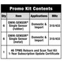 Standard Ignition Promotional Kit TPM9016 - connector view