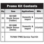 Standard Ignition Promotional Kit TPM9024 - connector view