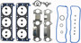 Enginetech C189HS-DAWB Head Gasket Set with Bolts OEM-Spec for 1990-1994 Chevrolet Pontiac 3.1L 189ci V6 - New Head Bolts Included
