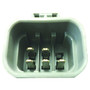 WAI Windshield Wiper Motor WPM4307 - connector view