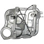 WAI Window Regulator 84576 - front view