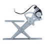 WAI Window Regulator and Motor Assembly 88706 - front view