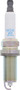 NGK OE Series Laser Platinum Spark Plug PLZFR6A-11S 5987 - front view