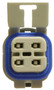NTK Switching Oxygen Sensor 21048 - connector view