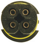 NTK Switching Oxygen Sensor 25613 - connector view