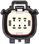 NTK Wideband Oxygen Sensor 27018 - connector view