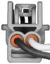 NTK ABS Wheel Speed Sensor AB0624 - angled view