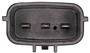 NTK Mass Air Flow Sensor MG0047 - connector view