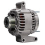 MPA Quality-Built New Alternator 15420N - angled view
