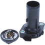 Motorad Thermostat Kit-195 Degrees with thermostat, housing, and seal 2313KT - angled view