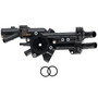 Motorad Engine Coolant Thermostat Housing with Seal CH3121 - bottom view