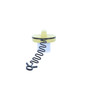 Motorad Non-Locking Tethered Flex Fuel Tank Cap MGC632T - back view