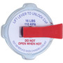 Motorad Steel Safety Lever Radiator Cap ST16 - top view
