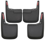 Husky Liners Front and Rear Mud Guards for Ford F-150 (w/o Fender Flares) - Black