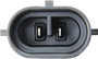 Marelli Fog Light Assembly LAB721 - connector view