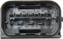 Marelli Headlight Assembly LUS6272 - connector view