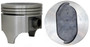 Enginetech P3084(8)040 Cast .040" Oversized Piston Set for 1968-1973 Ford Lincoln Mercury Country Sedan Country Squire Custom - Set of 8