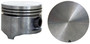 Enginetech P1560(1)STD Cast Standard Piston for 1974-1986 Ford Mercury Aerostar Bronco II Mustang Mustang II Pinto - Single