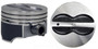 Enginetech P5016(8)040 Hypereutectic .040" Oversized Piston Set for 1967-1985 Chevy GMC Buick Oldsmobile Custom Cruiser Century - Set of 8