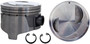 Enginetech P4681(6)100 Cast 1.00mm Oversized Piston Set for 1993-1998 Mercury Nissan Villager Quest - Set of 6 - OEM-Spec